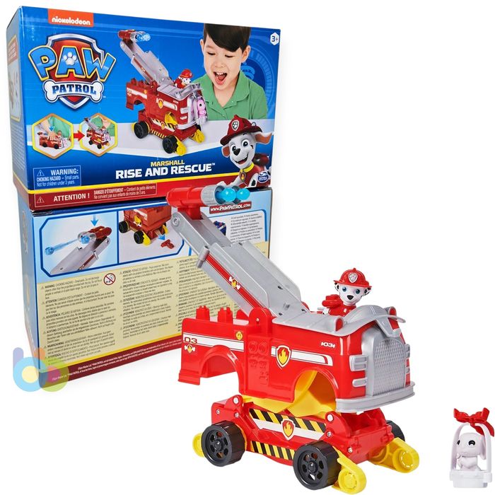 Ігровий набір з пожежною машинкою трансформер Paw Patrol Маршалл!