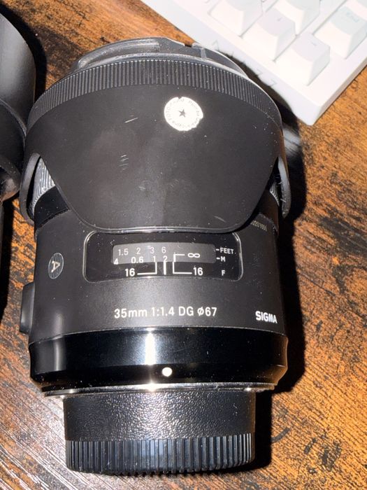 Sigma art sigma zestaw obiektyw obiektywy nikon F