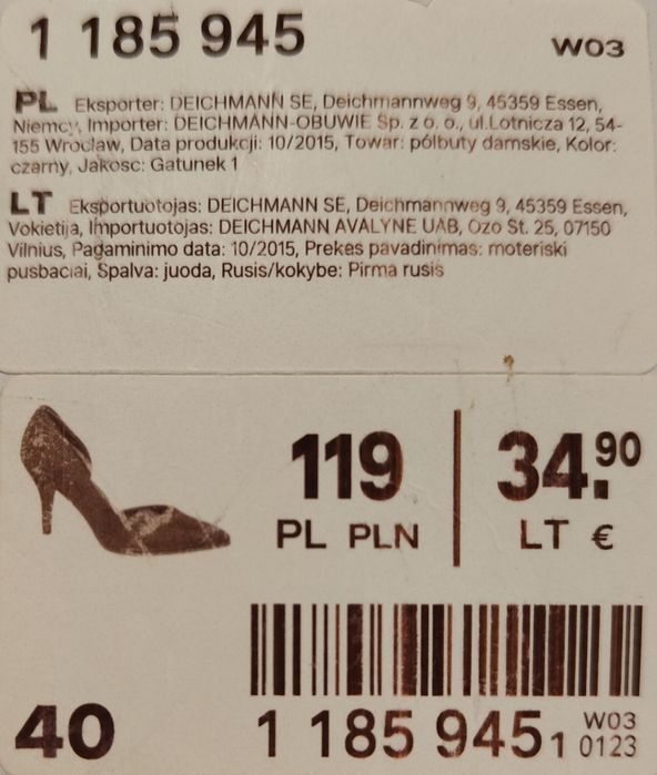 Szpilki Graceland 40