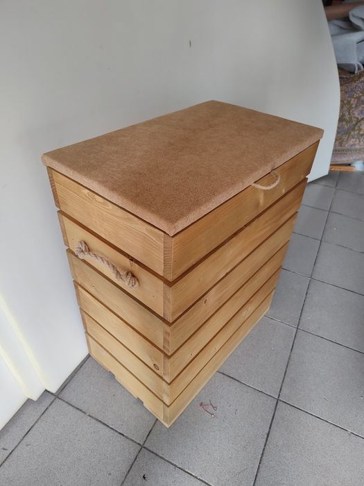 Promocja drewniany kosz na pranie