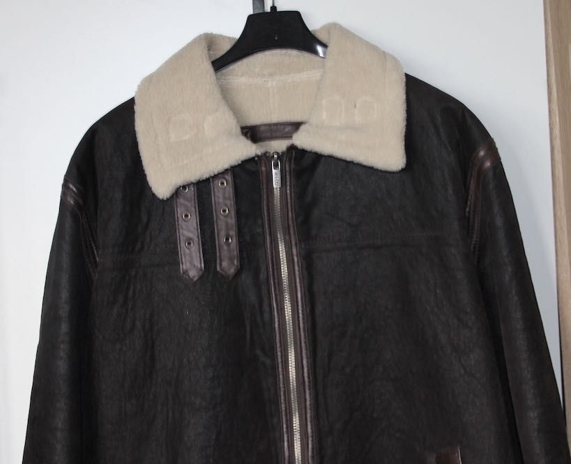 OCHNIK kożuch kożuszek męski kurtka skóra skórzaną xl