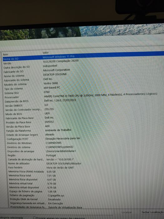 Dell Vostro 3668 I5-7400 MT