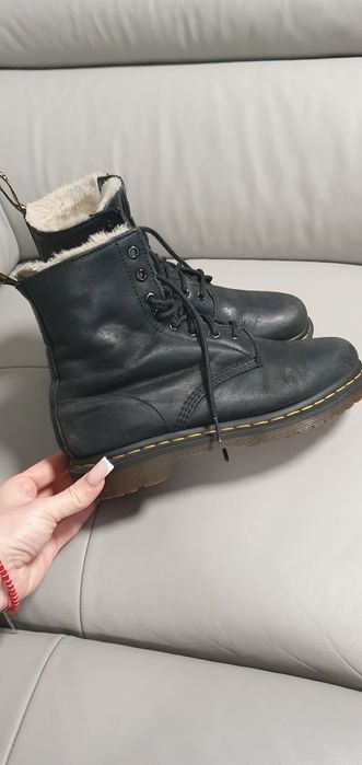 Glany trapery Dr.Martens 41 ocieplane ze skory