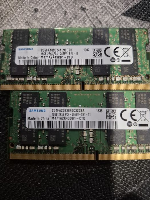 Ram DDR4 32GB (2x16GB) 2666 SAMSUNG