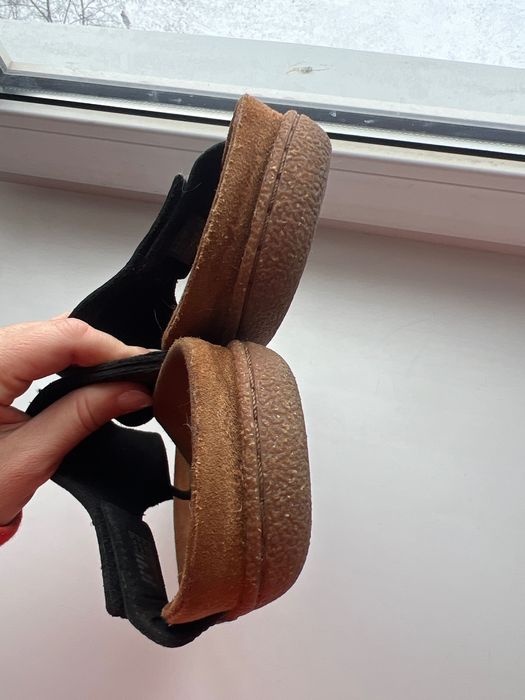 Clarks чоловічі шльопки сланци нубук 27 см по устілці