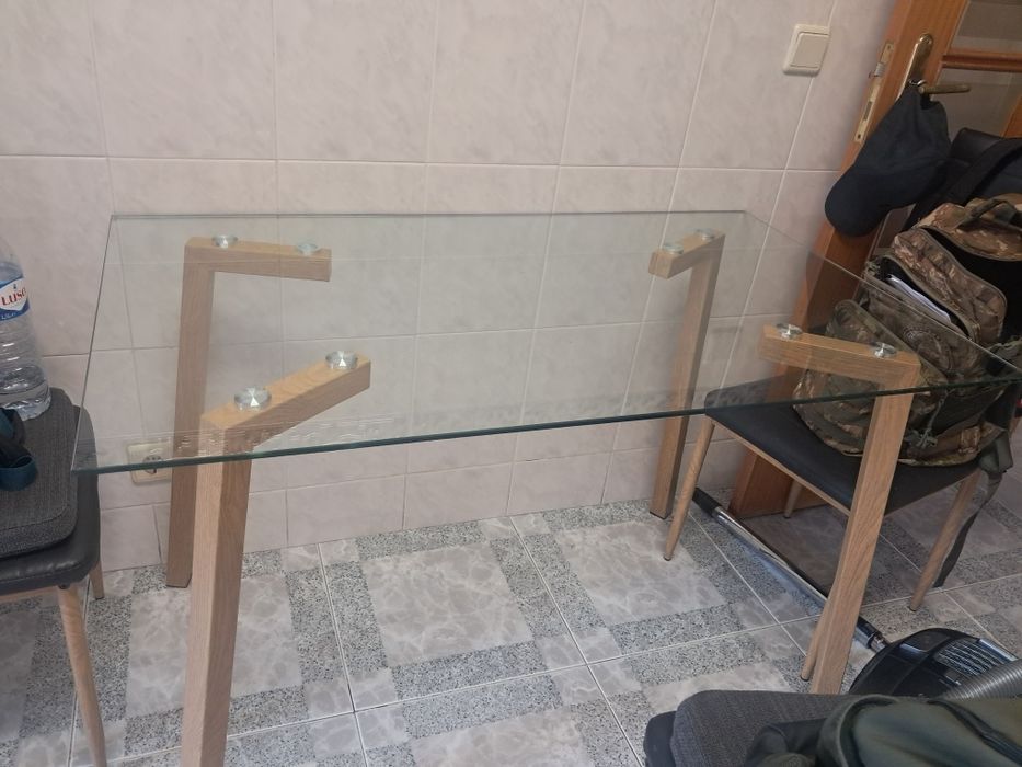 Mesa cozinha vidro