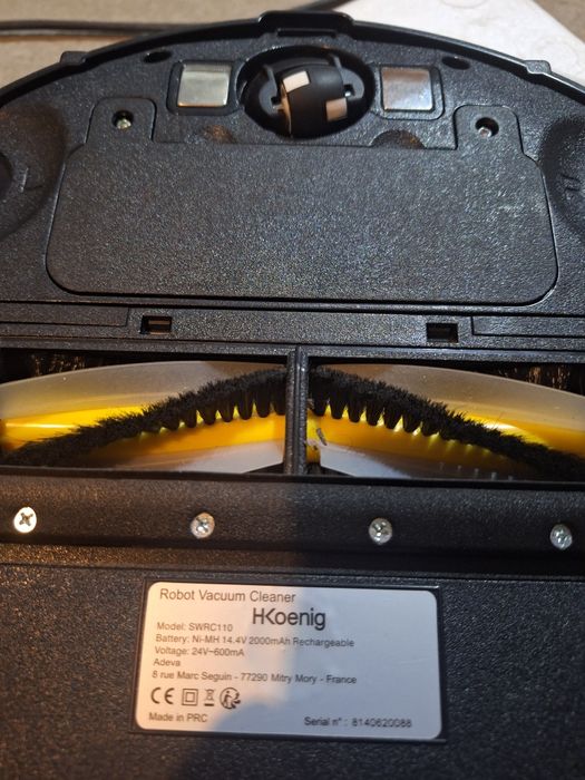 Robot odkurzający z mopowaniem H.Koenig SWRC110 Czarny