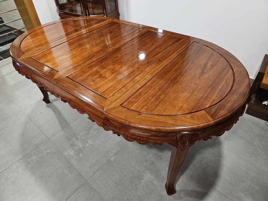 Mesa de jantar Oriental Pau Rosa
