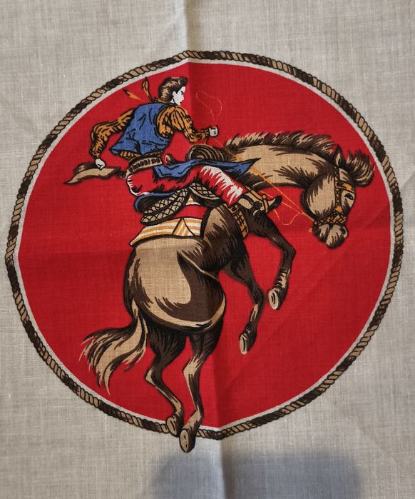 Вінтажна ковбойська хустка, Made in USA