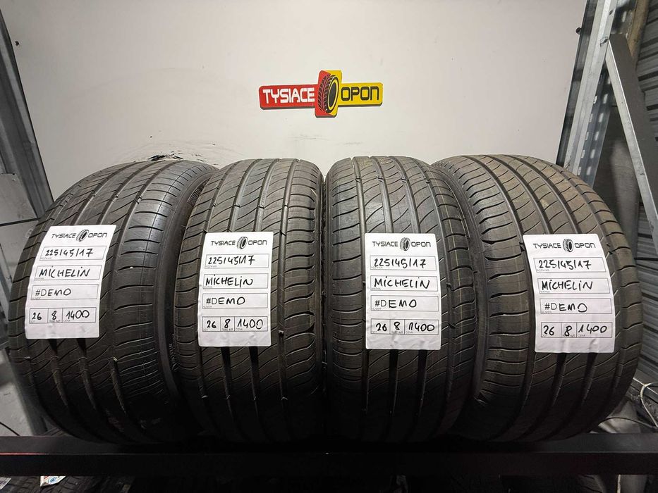 Opony DEMO 225/45/17 Michelin Primacy 4 dot 2026 MONTAŻ/WYSYŁKA