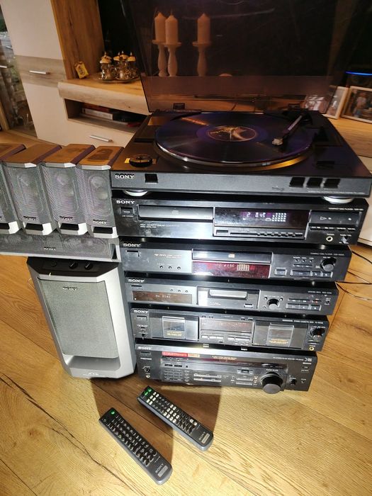 Sony wieża zestaw 6 el