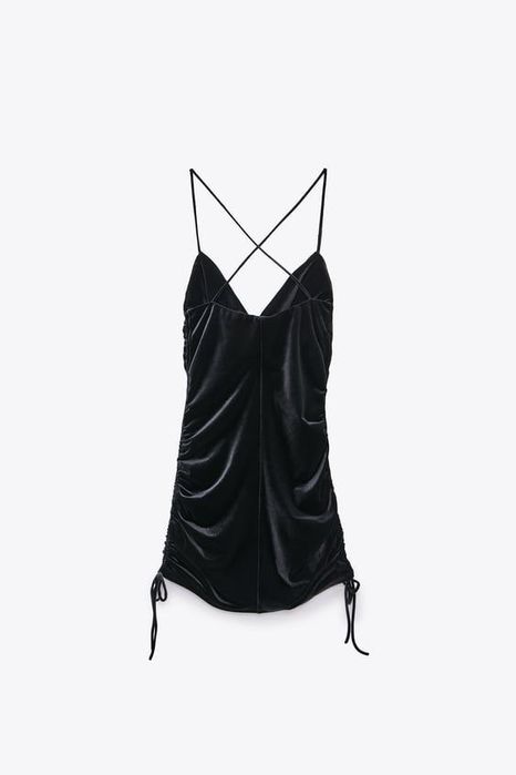 Вельветова сукня zara