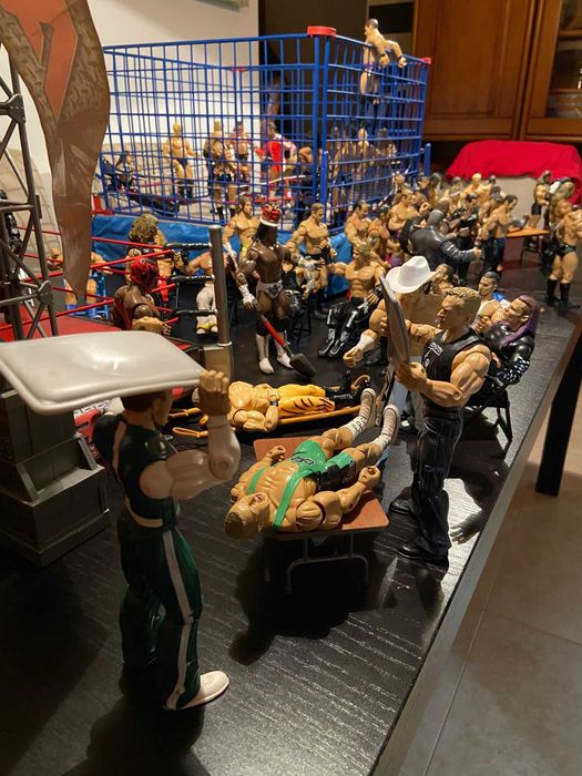 60 Figuras WWE Cena,Orton,Triple H,Undertaker,Umaga,Ric Flair 16/02/25