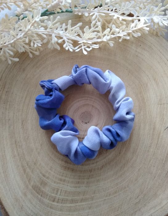Jedwabna gumka scrunchie