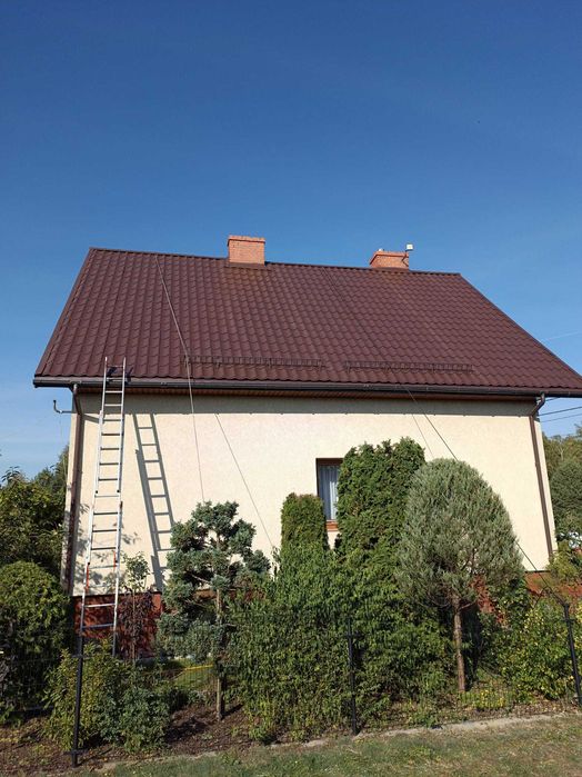 czyszczenie, malowanie, dachów, elewacji, mycie okien / przeszkleń