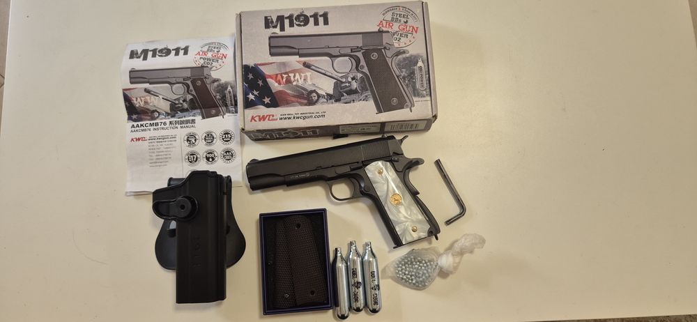 Troco Colt 1911 A1 GBB Pressão de Ar