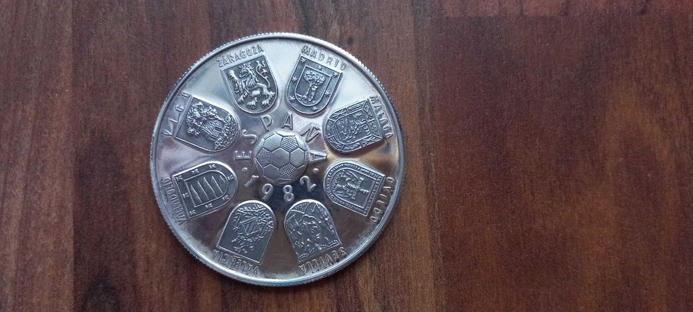 Medalha Mundial de Futebol Espanha'82 - prata