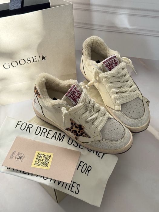Кеди Golden Goose розмір 37 утеплені з хутром