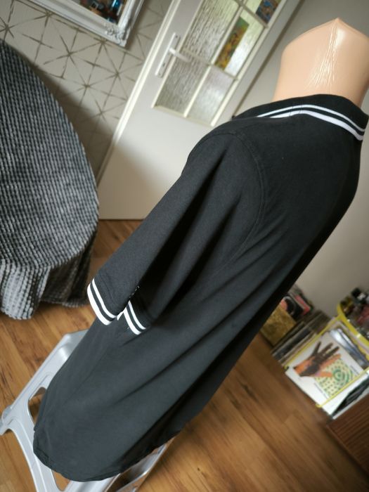 Lambretta koszulka polo męska XXL czarna szachownica lato