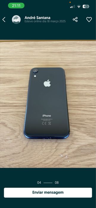 Iphone XR Preto - 64 gb