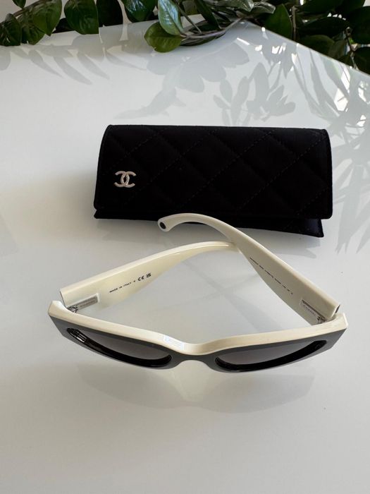 Okulary przeciwsłoneczne Chanel kocie oczy
