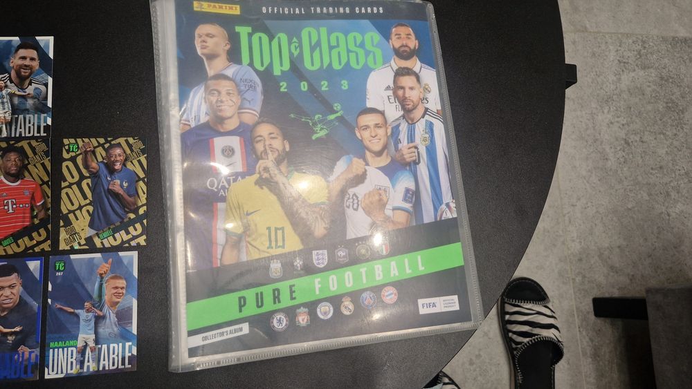 Album kolekcjonerski + karty piłkarskie top class 2023