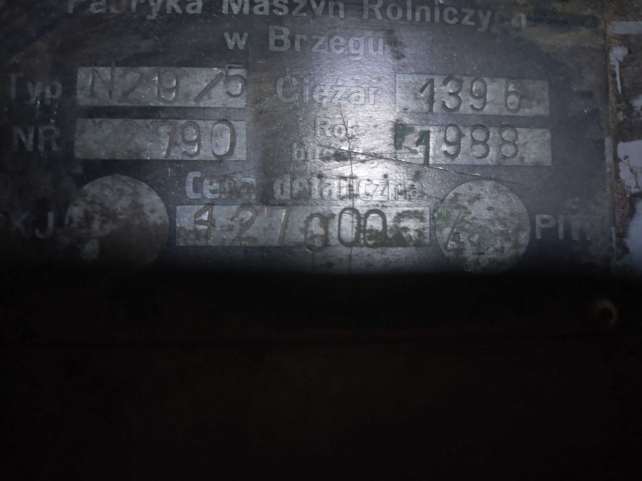 Rozrzutnik obornika przyczepa AGROMET N-219/5 Sprzedaje 1 właściciel