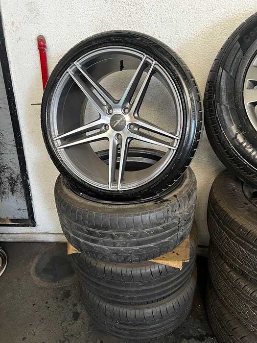 JANTES VEEMAN 19 5X112 COM PNEUS NOVOS