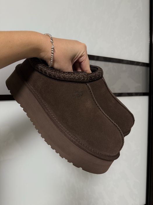 Женские Угги Ugg tazz love,ботинки галоши Lanah Clog Chestnut Platform