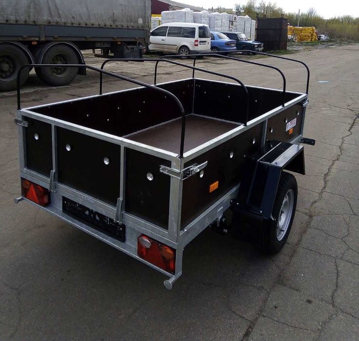 Одноосный Оцинкованный легковой Прицеп Кремень+ КРД 105  2500*1300