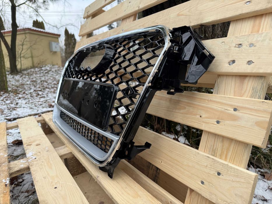 Grill Atrapa Audi A4 B8 11-15 Po-lift styl RS4 CHROME QUATTRO