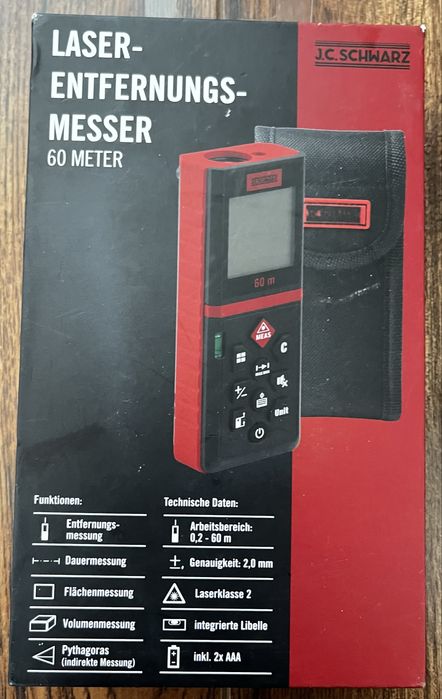 Dalmierz laserowy 60 metrow