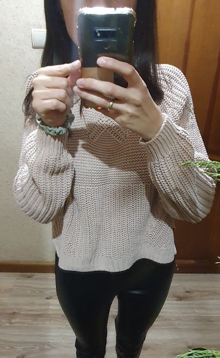 H&M bawełniany sweter stan idealny rozm. S