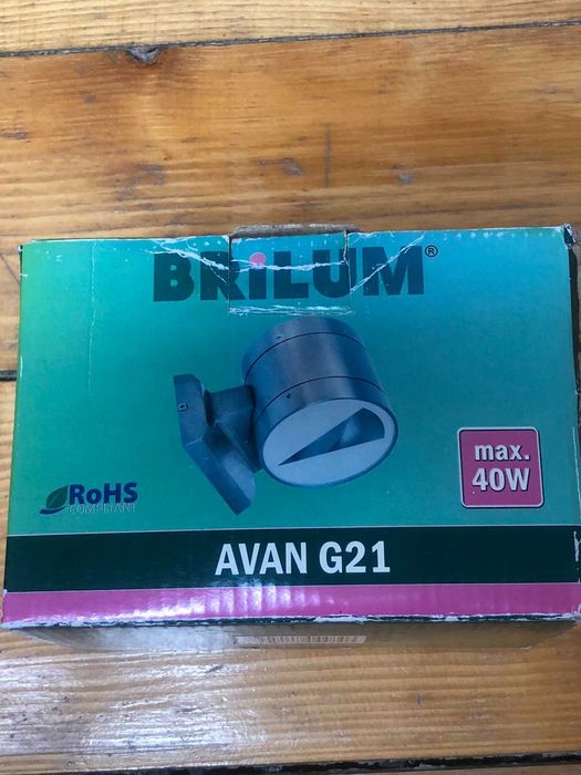 Фасадний світильник Brilum AVAN G21 up/down G9 новий