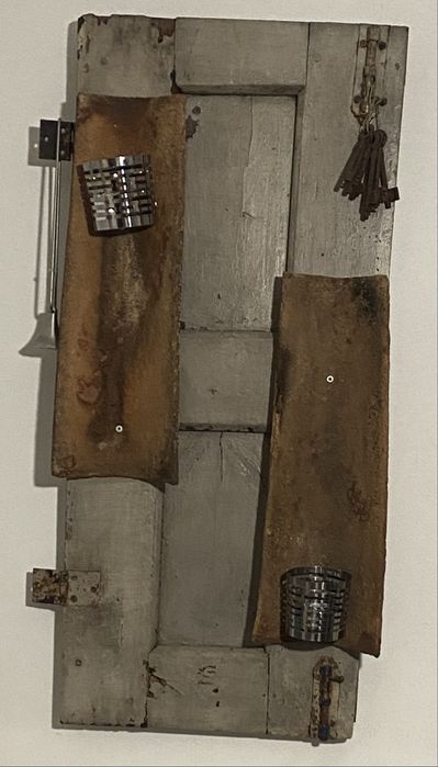 Painéis decorativos de parede / Portadas em madeira originais