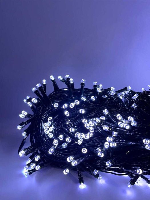 Lampki choinkowe 300 LED barwa ciepla / barwa zimna