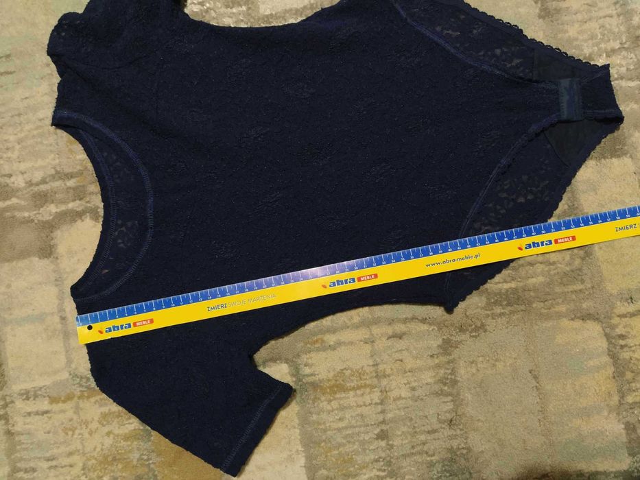 Damskie granatowe body