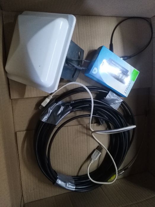 Antena wifi parabola panel bluconnect