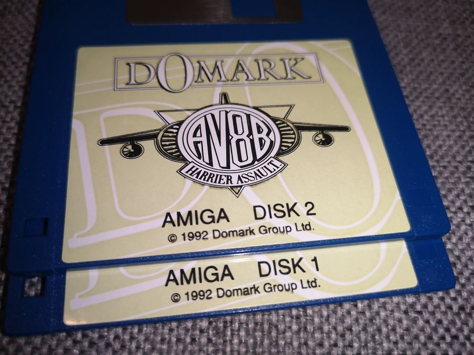 AV-8B Harrier Assault AMIGA gra BIG BOX Retro 1992 (kioskzgrami)