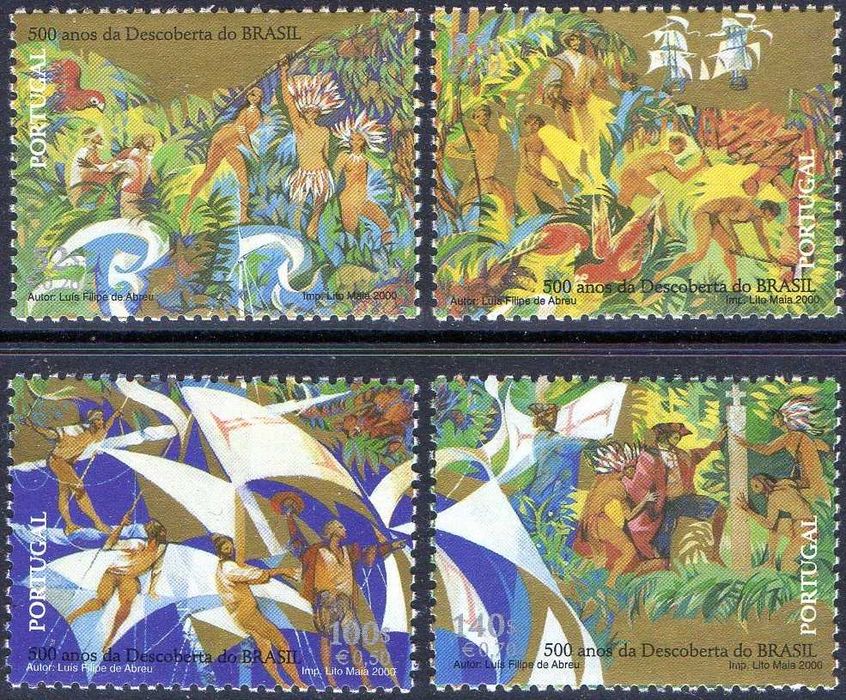 Portugal Stamps 2000 - Complete Set, New Mint Never Hinged No. 2681/2684