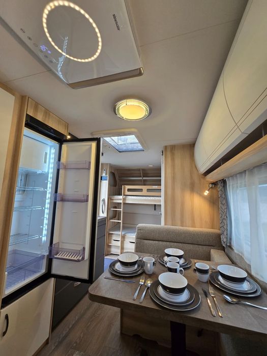 REZERWACJE SEZON 2026 Przyczepa kempingowa wynajem HOBBY DE LUXE490KMF