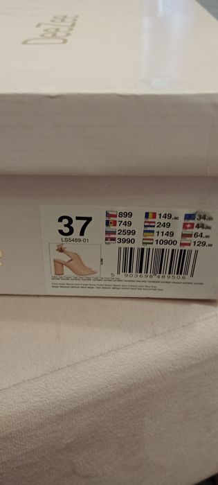 Damskie sandałki na słupku Deezee 37