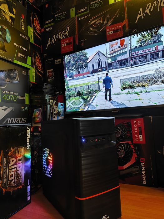 Игровой системный блок,пк,компьютер,GTA5,танки