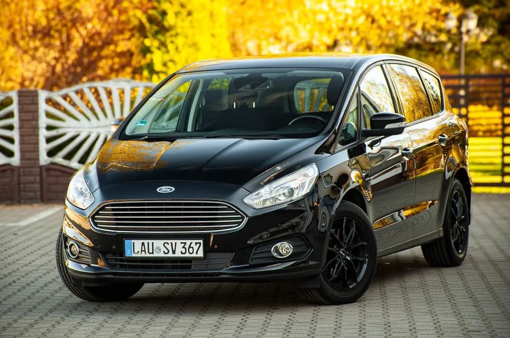 Ford S-Max 150KM LED 5miejsc Navi Android Auto Łopatki Asystent parkowania !