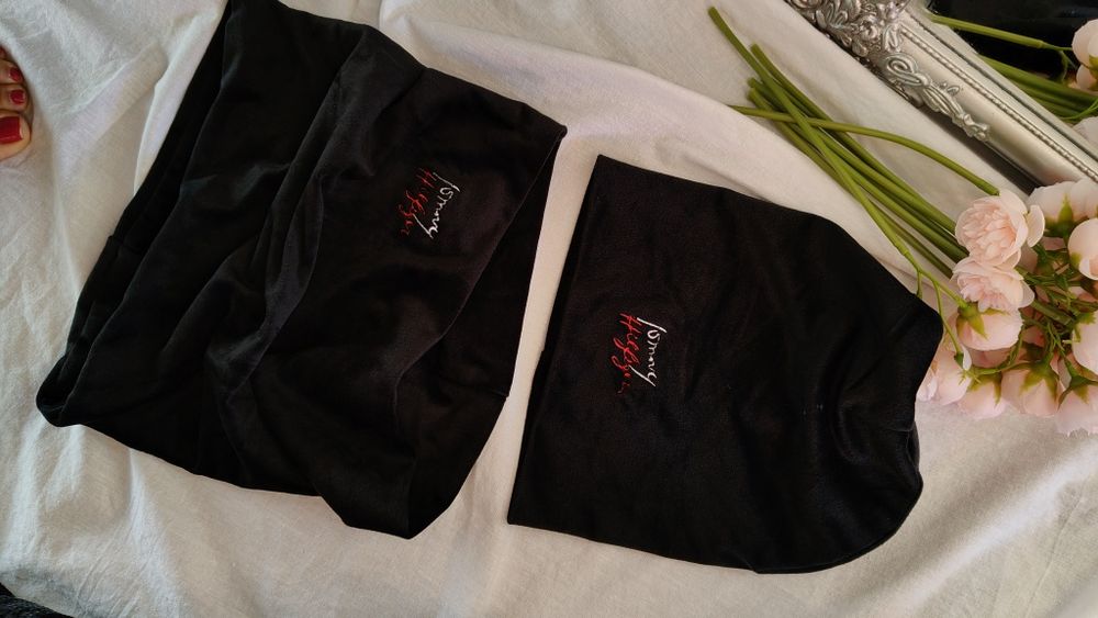 TH komplet welurowy czapka plus komin premium