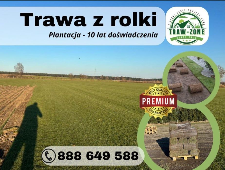 Trawa w rolce *Premium* - PLANTACJA | Montaż