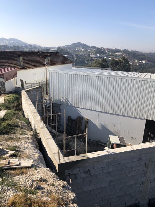 Muros em Bloco e betao