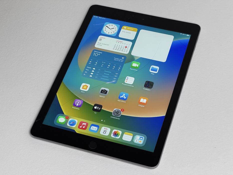 iPad 5. gen. 128GB (A1822) - pęknięty - faktura VAT 23%