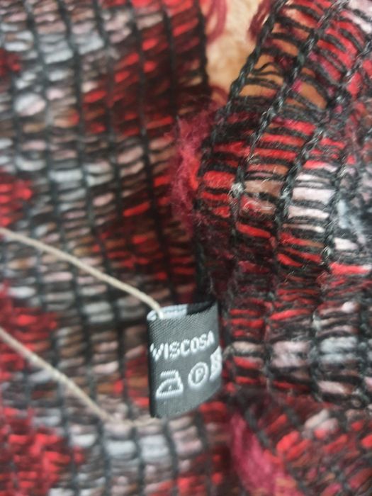 Ponczo damskie multikolor