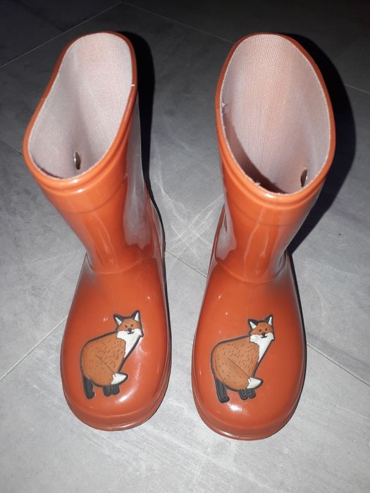 Kalosze 5 10 15 liski r 22/23 jak nowe